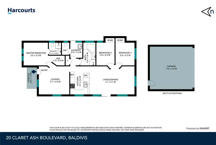 Floorplan of Homely house listing, 20 Claret Ash Boulevard, Baldivis WA 6171