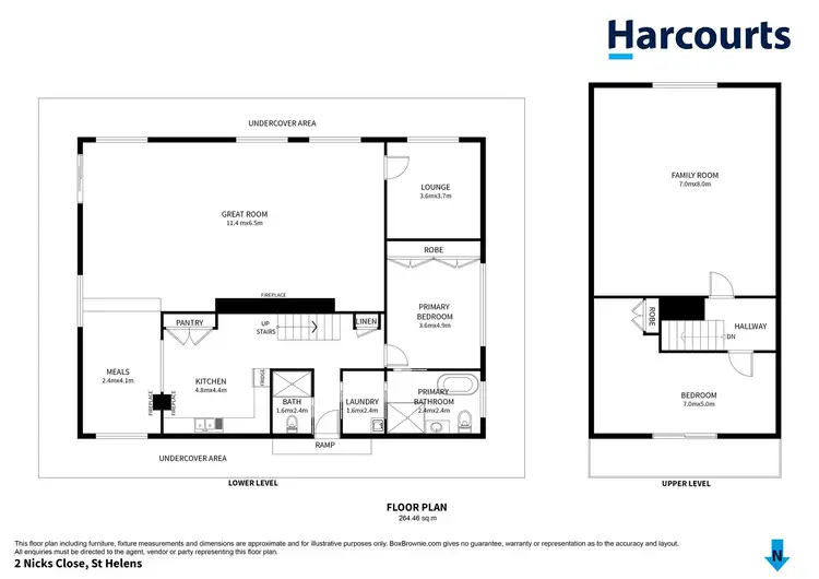 Floorplan of Homely rural property listing, 2 Nicks Close, St Helens TAS 7216