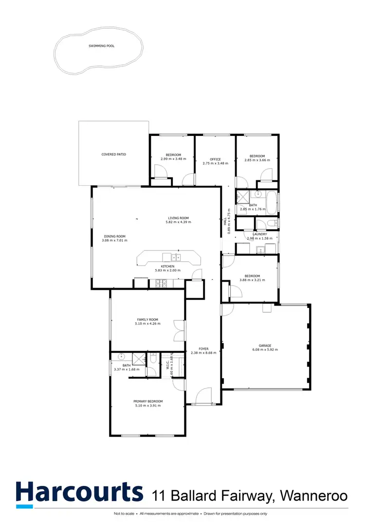 Floorplan of Homely house listing, 11 Ballard Fairway, Wanneroo WA 6065