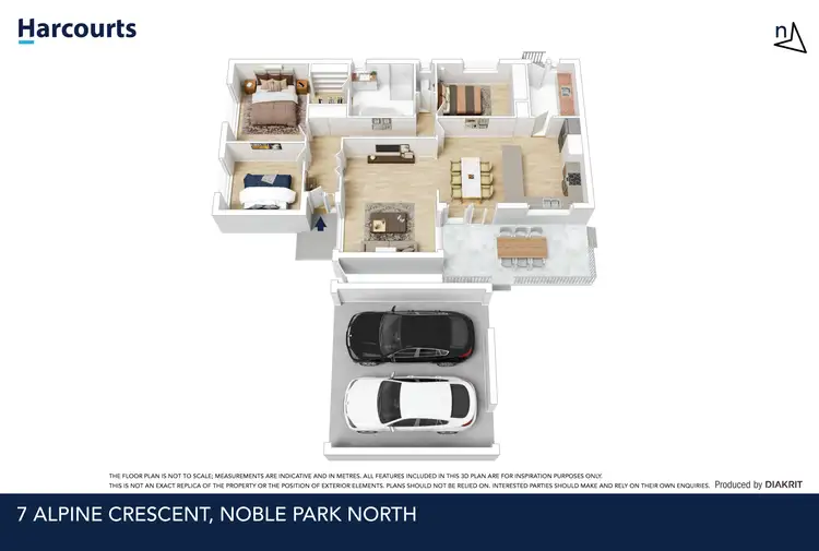 Floorplan of Homely house listing, 7 Alpine Crescent, Noble Park North VIC 3174