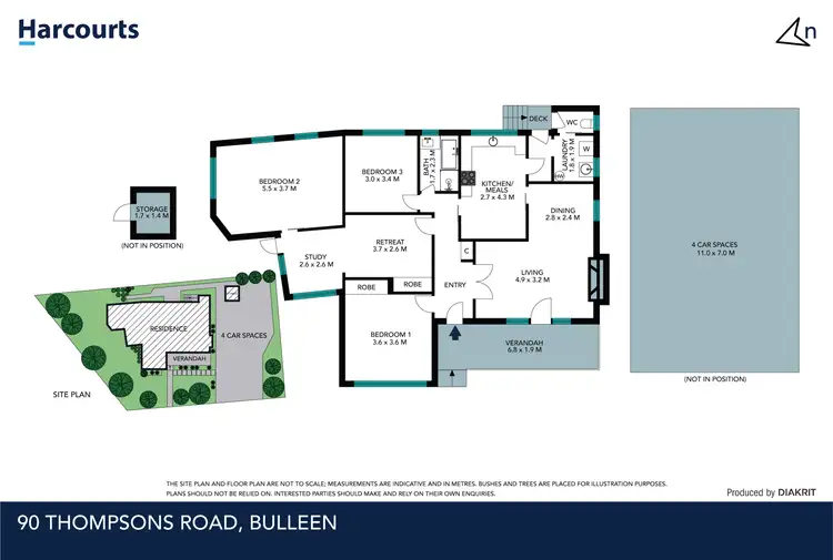 Floorplan of Homely house listing, 90 Thompsons Road, Bulleen VIC 3105