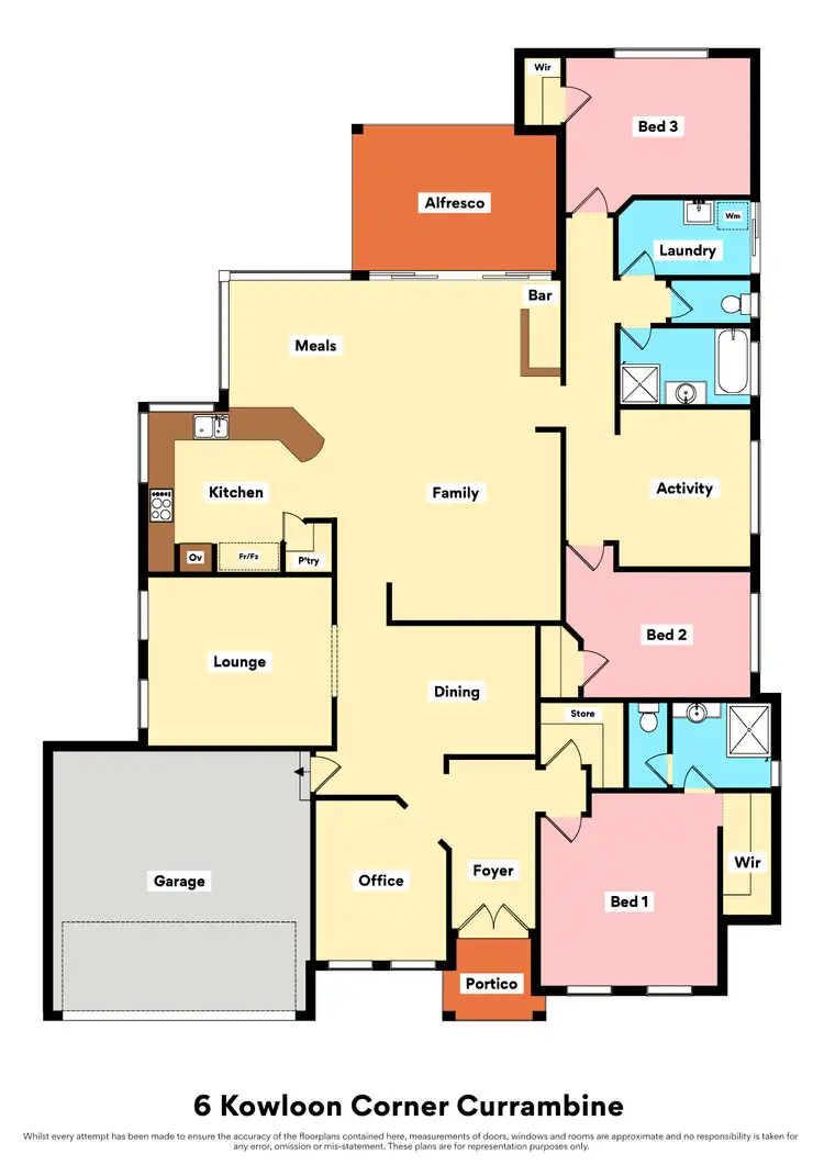 Floorplan of Homely house listing, 6 Kowloon Corner, Currambine WA 6028