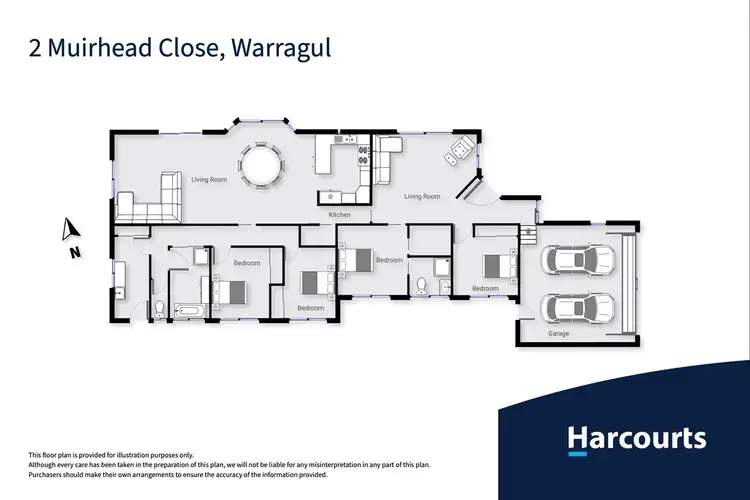 Floorplan of Homely house listing, 2 Muirhead Close, Warragul VIC 3820