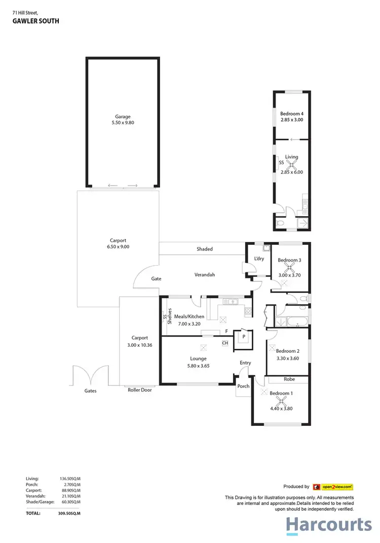 Floorplan of Homely house listing, 71 Hill Street, Gawler South SA 5118