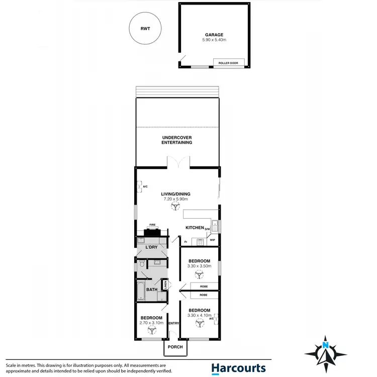 Floorplan of Homely house listing, 10 Murray Street, Goolwa North SA 5214