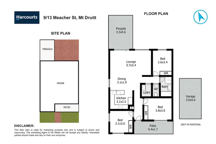 Floorplan of Homely villa listing, 9/13 Meacher Street, Mount Druitt NSW 2770