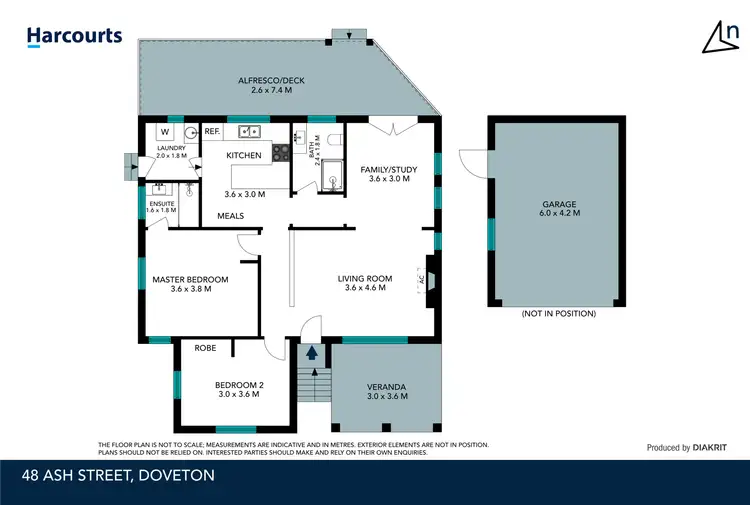 Floorplan of Homely house listing, 48 Ash Street, Doveton VIC 3177