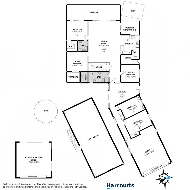 Floorplan of Homely house listing, 16 Napier Court, Hindmarsh Island SA 5214