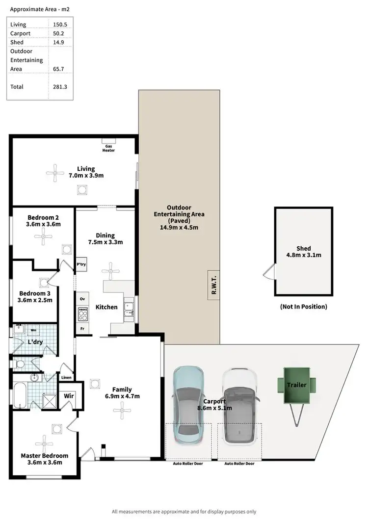 Floorplan of Homely house listing, 4 Wayne Court, Huntfield Heights SA 5163