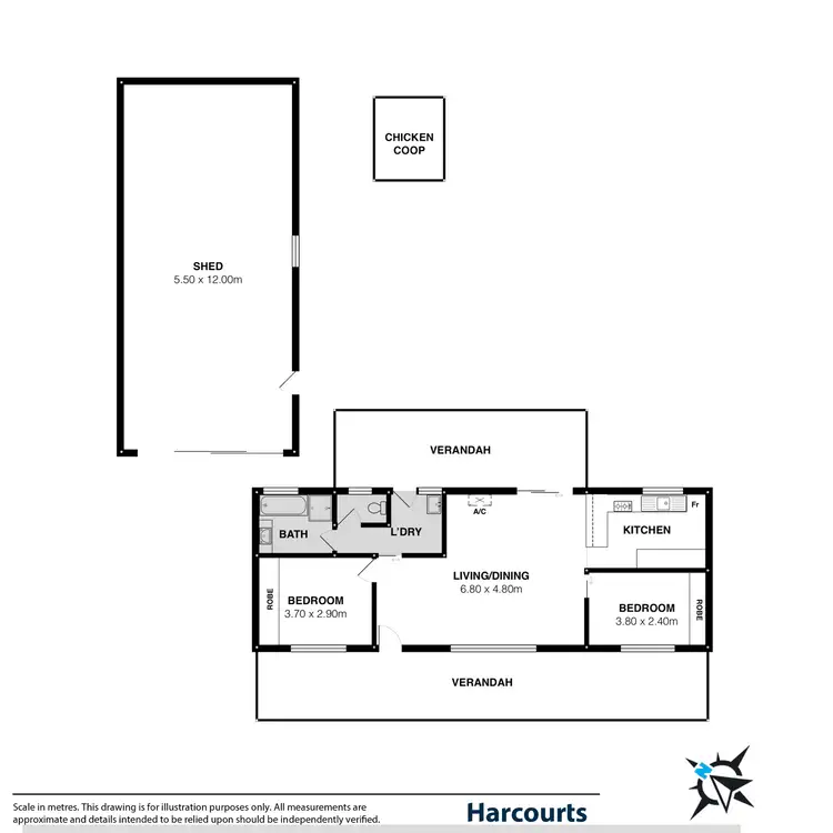 Floorplan of Homely house listing, 22 Scott Street, Goolwa South SA 5214