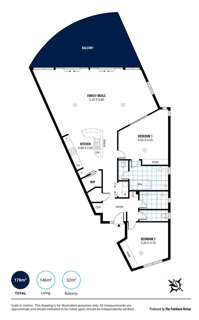 Floorplan of Homely apartment listing, 12/145-147 Hindmarsh Road, Victor Harbor SA 5211