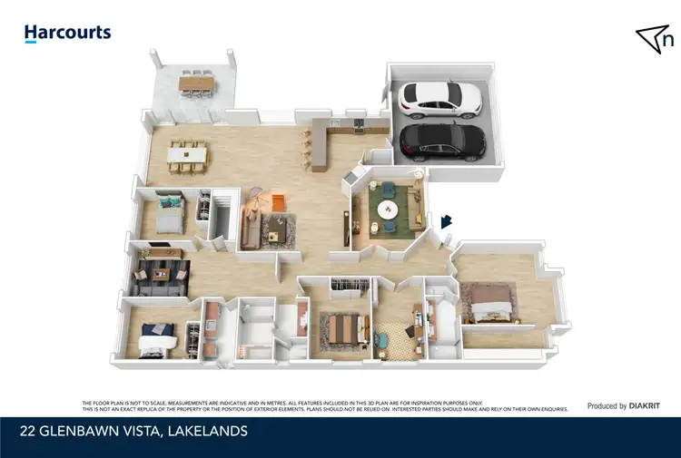 Floorplan of Homely house listing, 22 Glenbawn Vista, Lakelands WA 6180
