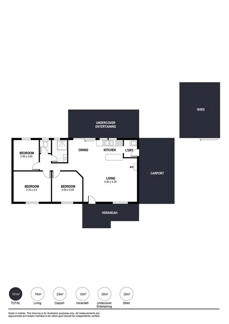 Floorplan of Homely house listing, 5 Haynes Street, Goolwa Beach SA 5214