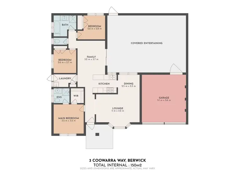 Floorplan of Homely house listing, 3 Coowarra Way, Berwick VIC 3806