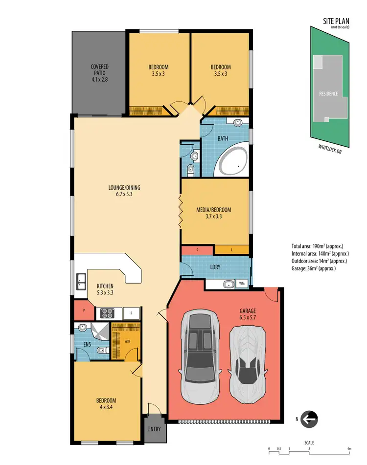 Floorplan of Homely house listing, 26A Whitlock Drive, Rothwell QLD 4022