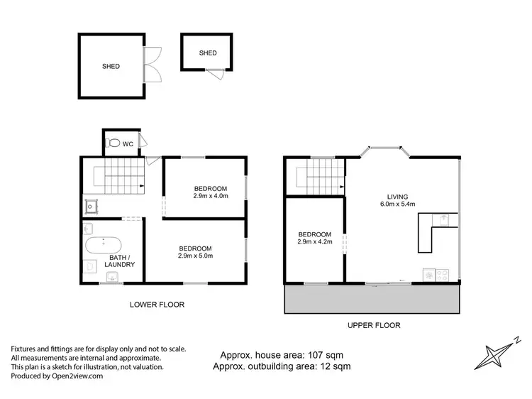 Floorplan of Homely house listing, 1/1555 Esperance Coast Road, Dover TAS 7117