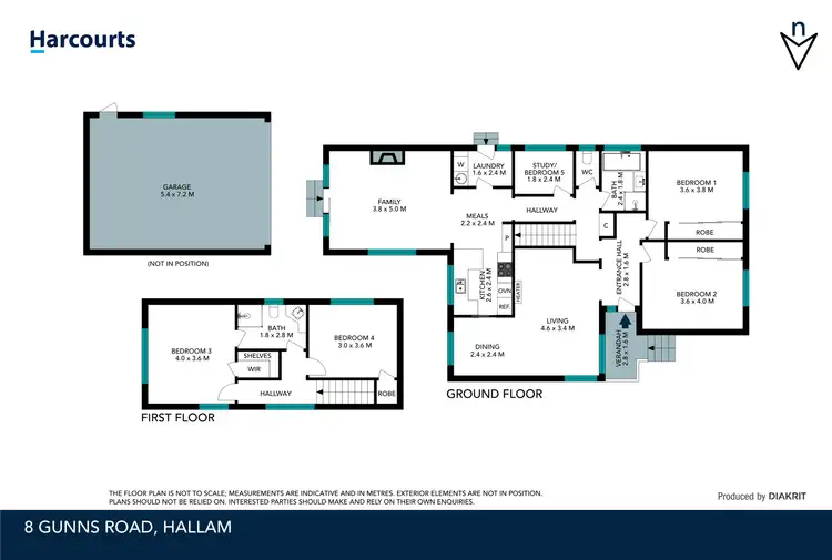 Floorplan of Homely house listing, 8 Gunns Road, Hallam VIC 3803