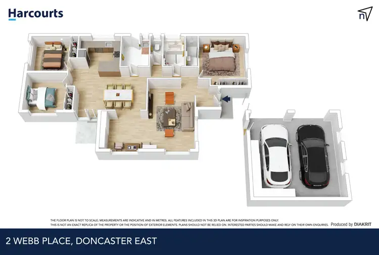 Floorplan of Homely house listing, 2 Webb Place, Doncaster East VIC 3109