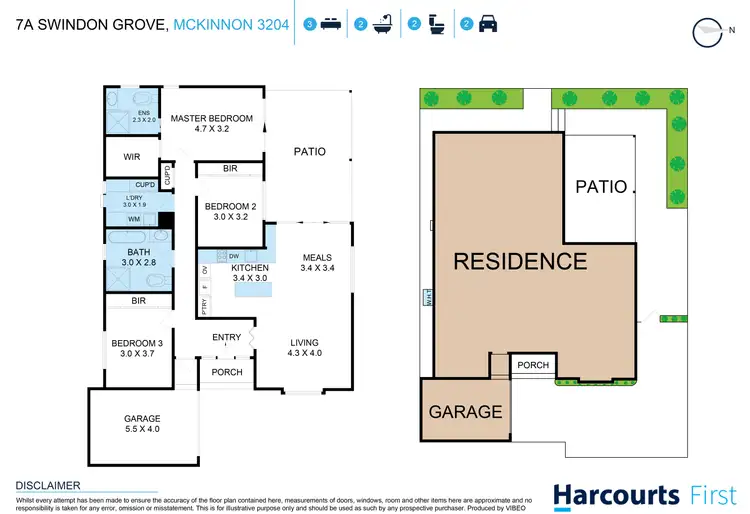 Floorplan of Homely unit listing, 7A Swindon Grove, Mckinnon VIC 3204