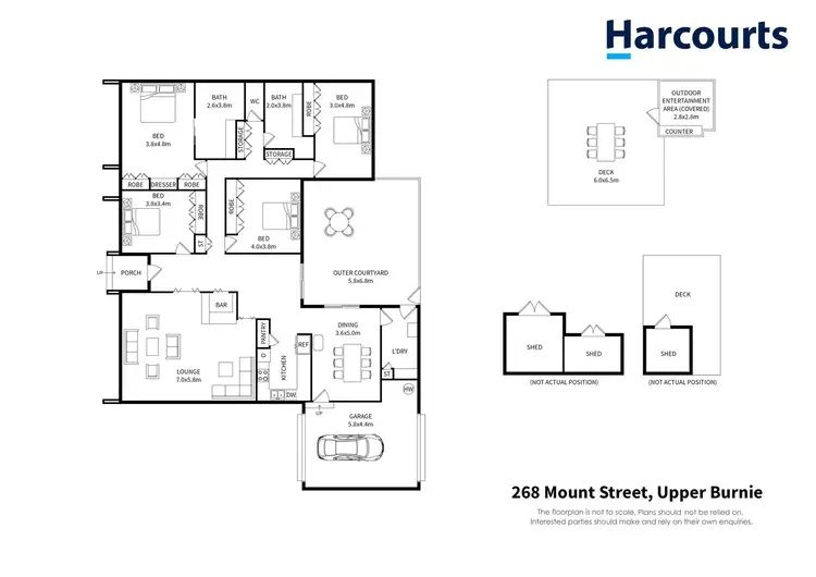 Floorplan of Homely house listing, 268 Mount Street, Upper Burnie TAS 7320