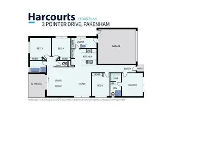Floorplan of Homely house listing, 3 Pointer Drive, Pakenham VIC 3810