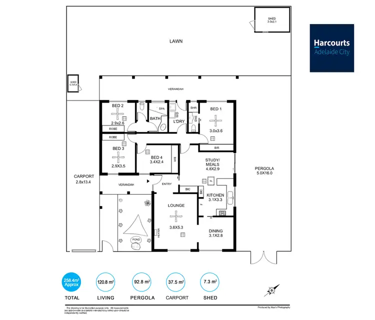 Floorplan of Homely house listing, 3 Otama Court, Craigmore SA 5114