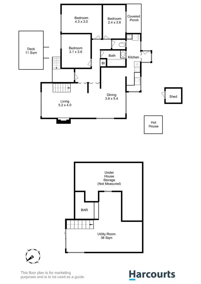 Floorplan of Homely house listing, 1 Gilba Street, Mornington TAS 7018