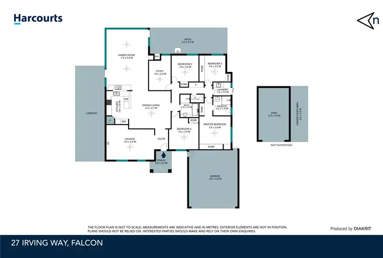 Floorplan of Homely house listing, 27 Irving Avenue, Falcon WA 6210