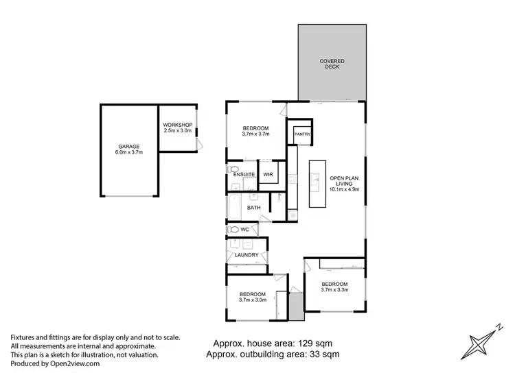 Floorplan of Homely house listing, 184B Glen Road, Ranelagh TAS 7109