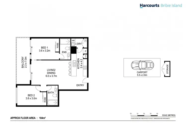 Floorplan of Homely unit listing, 10/2-4 Boyd Street, Woorim QLD 4507