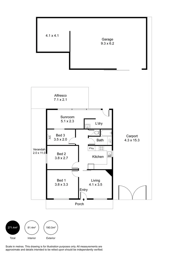 Floorplan of Homely house listing, 10 Third Street, Wingfield SA 5013