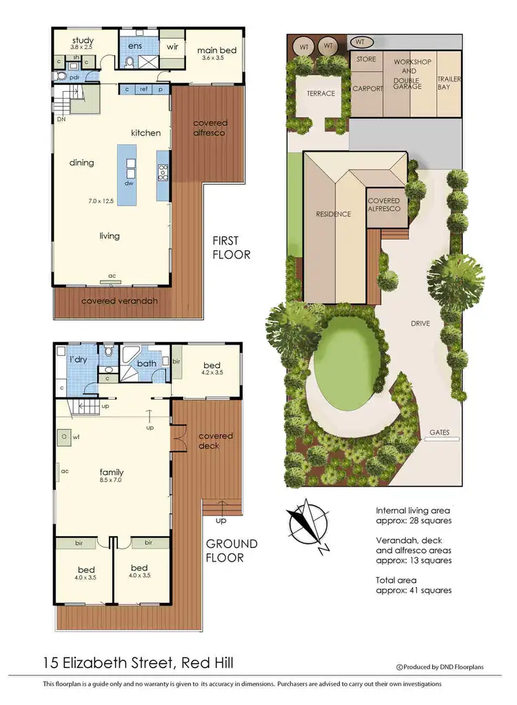 Floorplan of Homely house listing, 15 Elizabeth Street, Red Hill VIC 3937