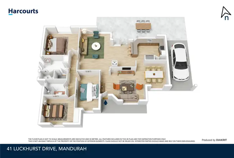 Floorplan of Homely house listing, 41 Luckhurst Drive, Mandurah WA 6210