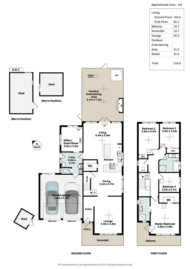 Floorplan of Homely house listing, 8 Carol Place, Moana SA 5169