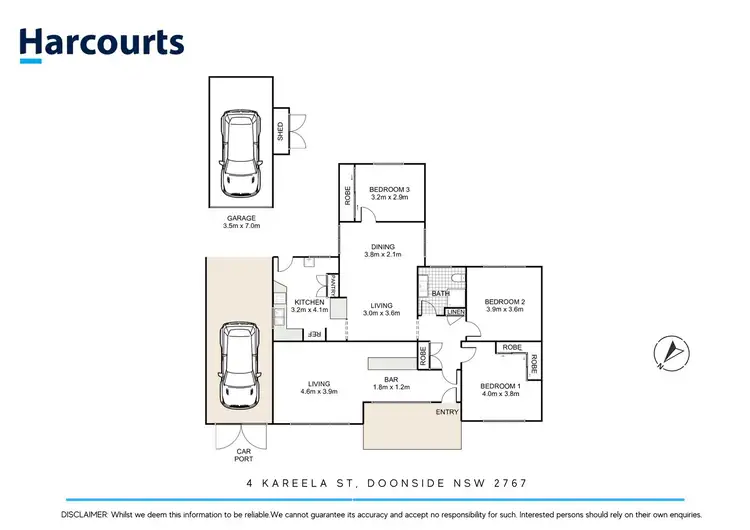 Floorplan of Homely house listing, 4 Kareela Street, Doonside NSW 2767