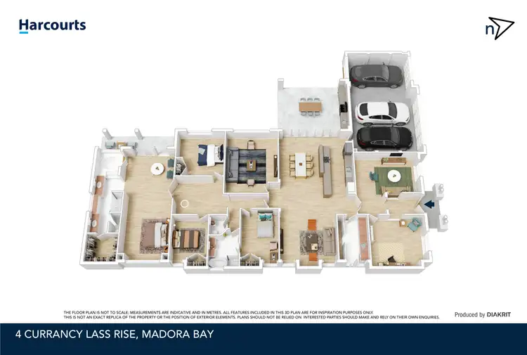 Floorplan of Homely house listing, 4 Currancy Lass Rise, Madora Bay WA 6210