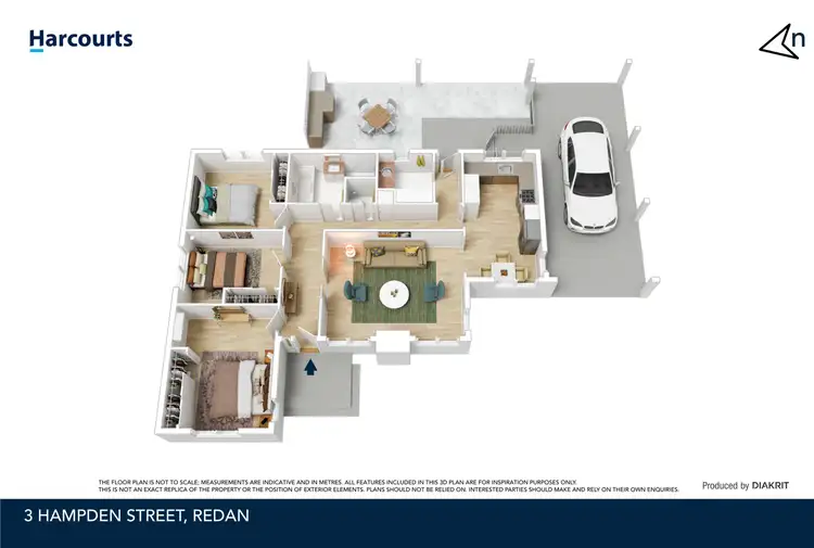 Floorplan of Homely house listing, 3 Hampden Street, Redan VIC 3350