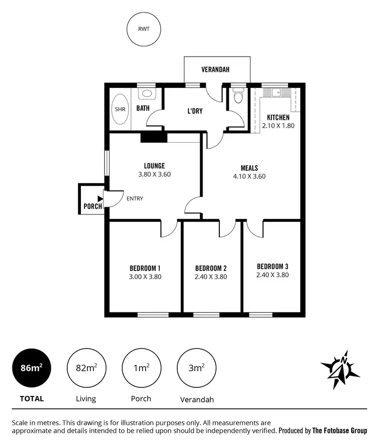 Floorplan of Homely house listing, 8 Anson Street, Blair Athol SA 5084