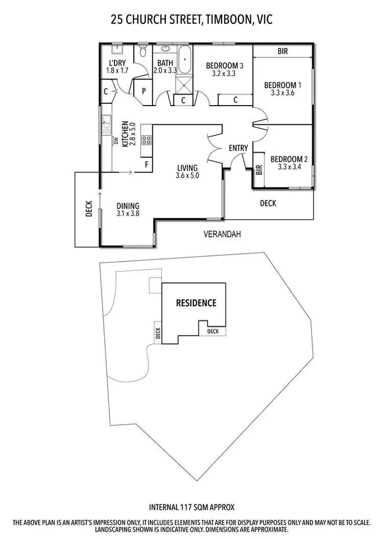 Floorplan of Homely house listing, 25 Church Street, Timboon VIC 3268
