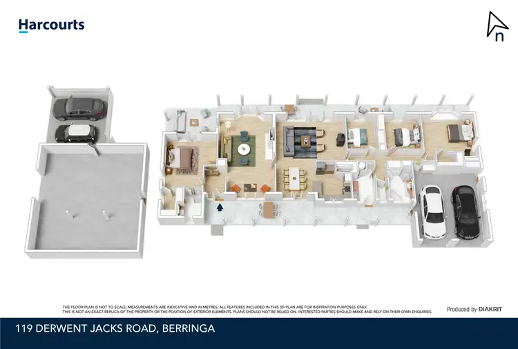 Floorplan of Homely rural property listing, 119 Derwent Jacks Road, Berringa VIC 3351