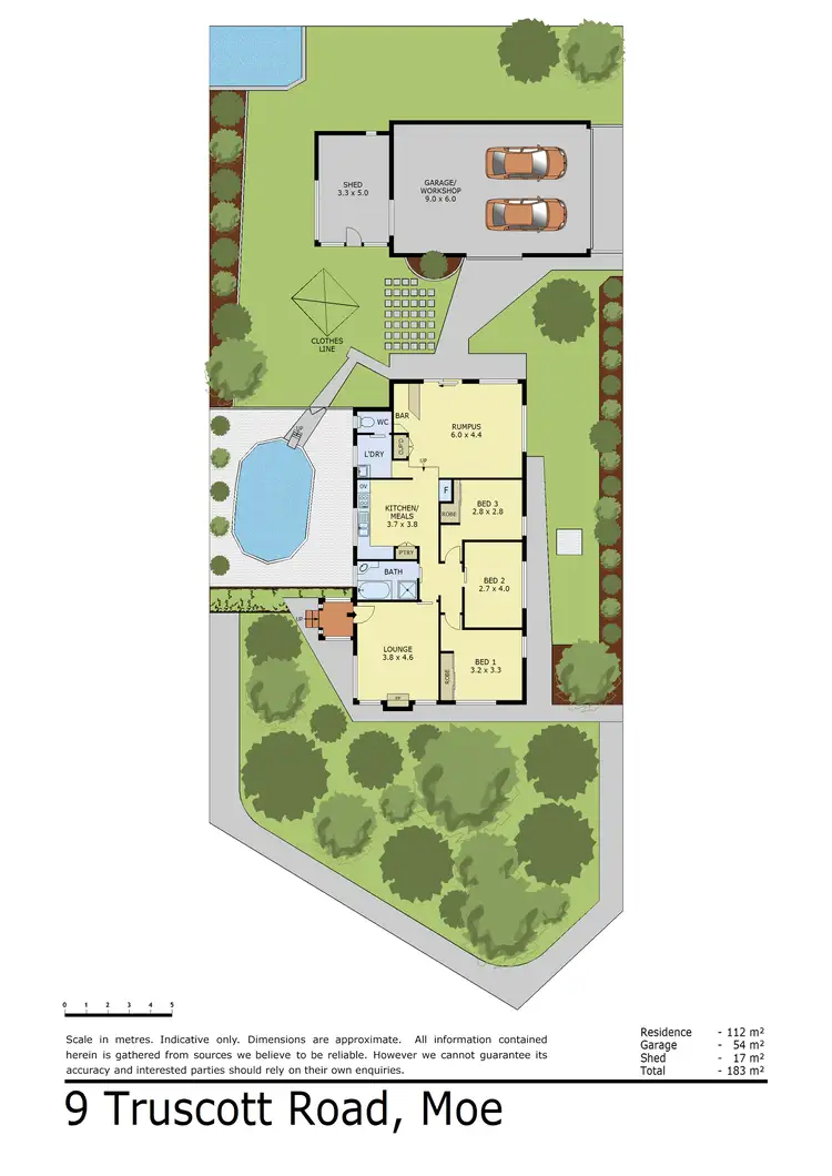Floorplan of Homely house listing, 9 Truscott Road, Moe VIC 3825