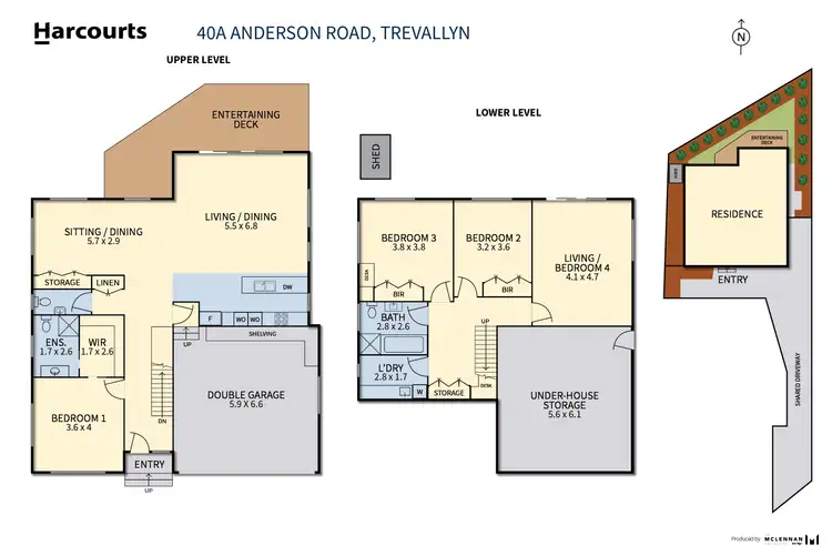 Floorplan of Homely house listing, 40A Anderson Road, Trevallyn TAS 7250