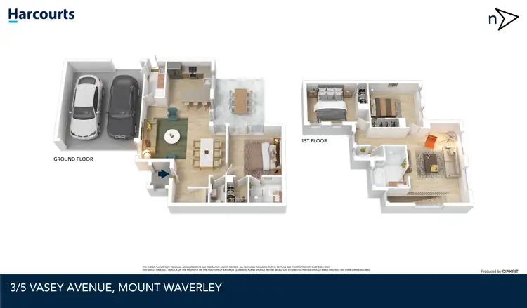 Floorplan of Homely townhouse listing, 3/5 Vasey Avenue, Mount Waverley VIC 3149