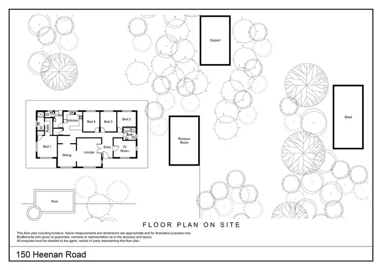 Floorplan of Homely rural property listing, 150 Heenan Road, Ross NT 873