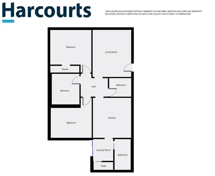 Floorplan of Homely house listing, 6 Elizabeth Street, Dimboola VIC 3414