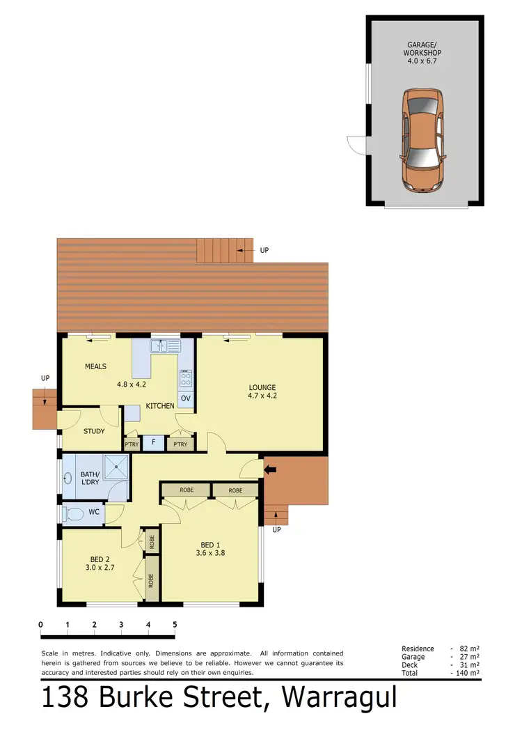 Floorplan of Homely house listing, 138 Burke Street, Warragul VIC 3820