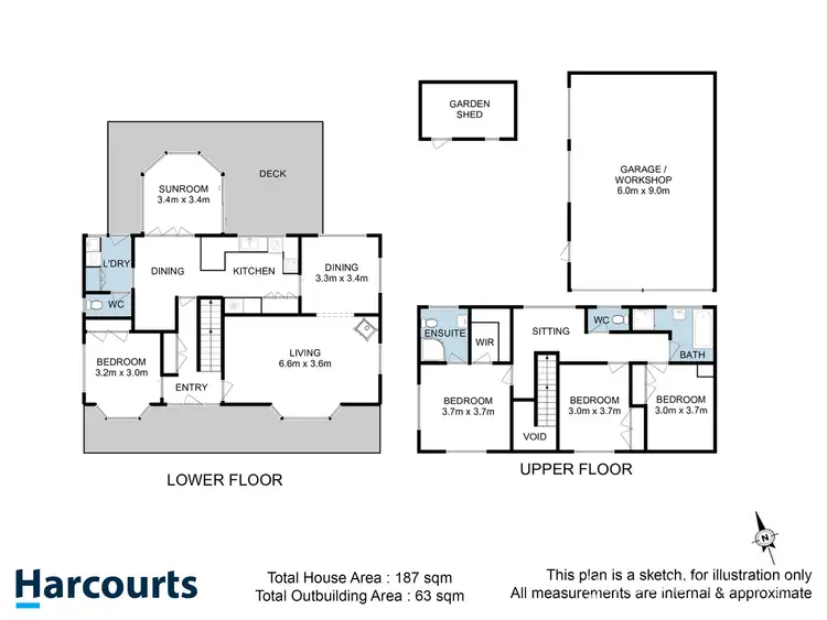 Floorplan of Homely house listing, 4 Prince Regent Place, Huntingfield TAS 7055