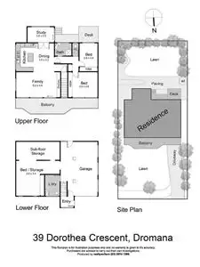 Floorplan of Homely house listing, 39 Dorothea Crescent, Dromana VIC