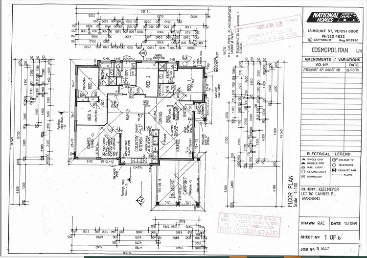 Floorplan of Homely house listing, 8 Cannes Place, Warnbro WA 6169