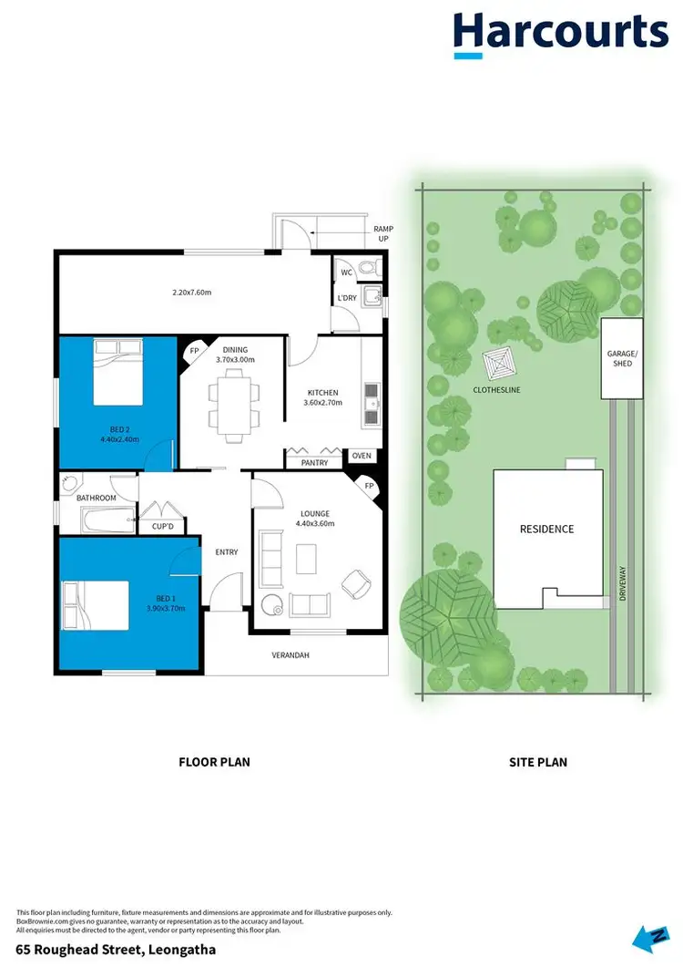 Floorplan of Homely house listing, 65 Roughead Street, Leongatha VIC 3953
